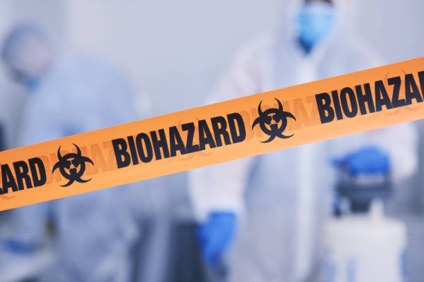 Professional Biohazard Cleanup technician working in Canyon, CA